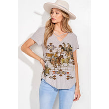 Load image into Gallery viewer, Saddle Ridge Waffle Knit Tee - Phil Love