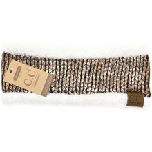 Load image into Gallery viewer, C.C Beanie - Metallic Foil CC Headwrap HW701