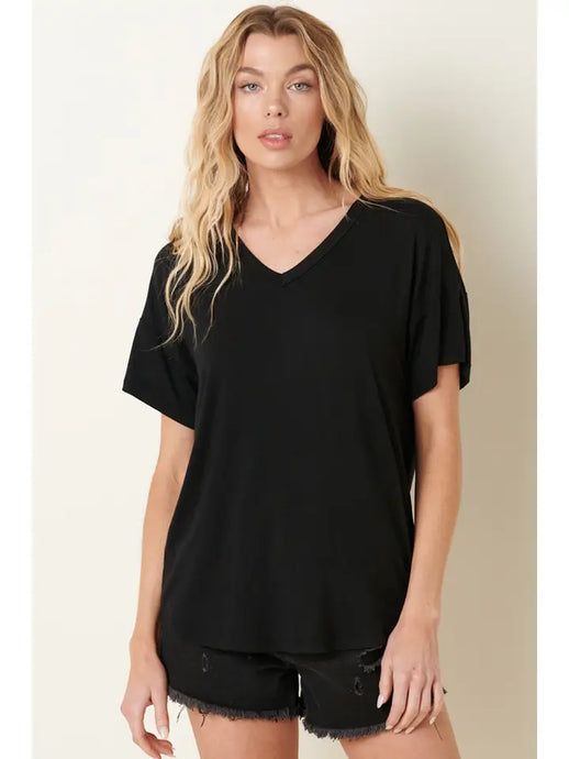 Bamboo and Beautiful Tees - 4 Color options- V Neck - Mittoshop