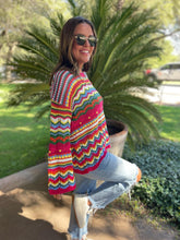 Load image into Gallery viewer, Abilene Crochet Sweater