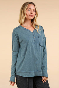 Cindy Marie Mineral Washed Top - Very J