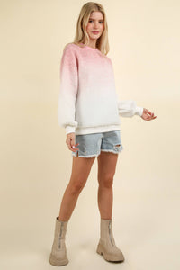 Cozy Ombre Sweatshirt - Mocha - Very J