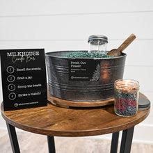 Load image into Gallery viewer, Milkhouse Candle Company - Candle Bar Table Tent Instruction Sign – Shelf Talker