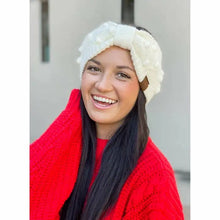 Load image into Gallery viewer, C.C Beanie - Bobble Knit C.C Head Wrap HW3836