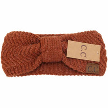 Load image into Gallery viewer, C.C Beanie - Chevron Knit Knot Head Wrap HW9000