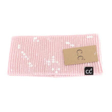 Load image into Gallery viewer, C.C Beanie - Allover Clear Sequin Head Wrap HWC0044
