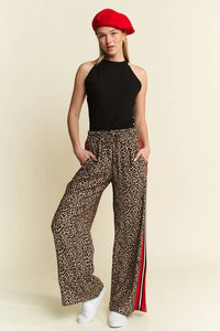 Paris Leopard Trouser - Jade by Jane
