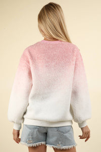 Cozy Ombre Sweatshirt - Mocha - Very J