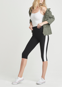 Talia Cropped Capri Shaping Legging - Cotton Stretch - Yummie