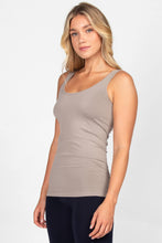 Load image into Gallery viewer, Reversible V-Scoop Neck Tank Top. New Colors!: Regular Size / Black