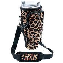 Load image into Gallery viewer, Laberri - 40 oz Tumbler &quot;Handle&quot; Bag - Leopard