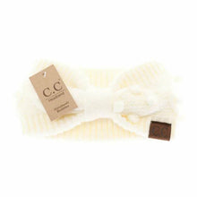 Load image into Gallery viewer, C.C Beanie - Bobble Knit C.C Head Wrap HW3836