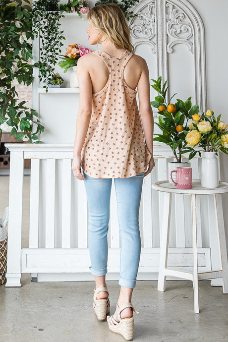 Garden Print Racer Back - Heimish