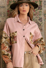 Load image into Gallery viewer, Pink Tapestry Shacket - POL