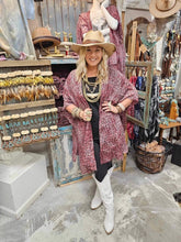 Load image into Gallery viewer, Sheer Dyed Leopard Kimono - A Rare Bird