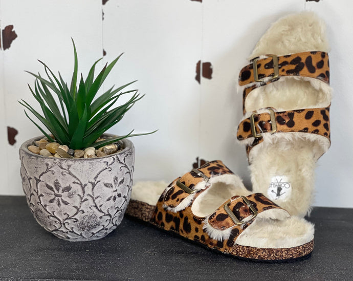 Laid Back Sandal - Leopard - Corky's