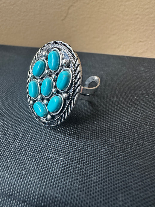 Turquoise Treasure Stone Ring