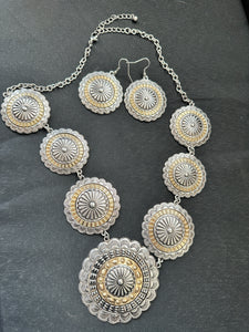 Vintage Necklace with Earrings
