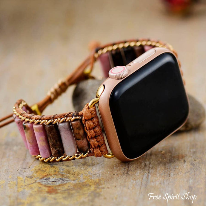 Rhodonite Apple Watch Band - Free Spirit Shop