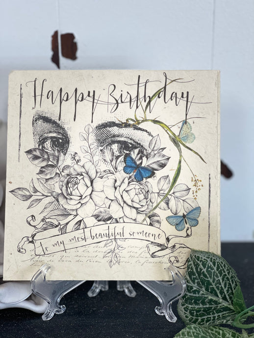 Most Beautiful Someone Birthday Card - Tree Free Seeded Paper