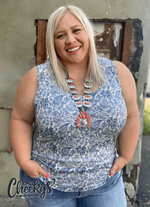 Justine Paisley Tank - Cheeky's