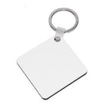 Blanks of Happiness - Double Sided Sublimation MDF Square Shaped Keyring