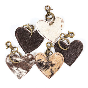 Hide Heart Key Ring