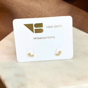 Nikki Smith Designs - Wink Gold Studs