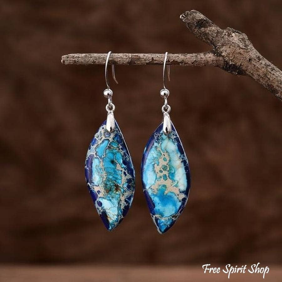 Imperial Jasper Earrings - Free Spirit