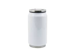 Blanks of Happiness - WHITE STAINLESS STEEL SUBLIMATION COKE STYLE CAN
