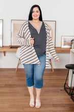 Load image into Gallery viewer, It&#39;s Elemental Lace Trim V-Neck Top