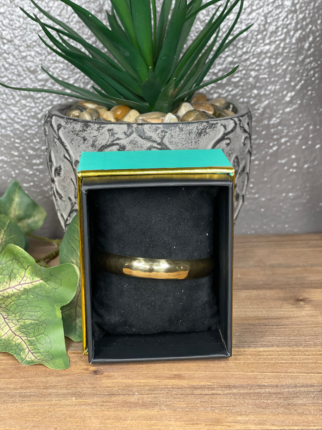 Ariana Hammered Cuff - Rustic Cuff