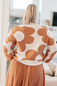 Bigger is Better Mod Floral Sweater