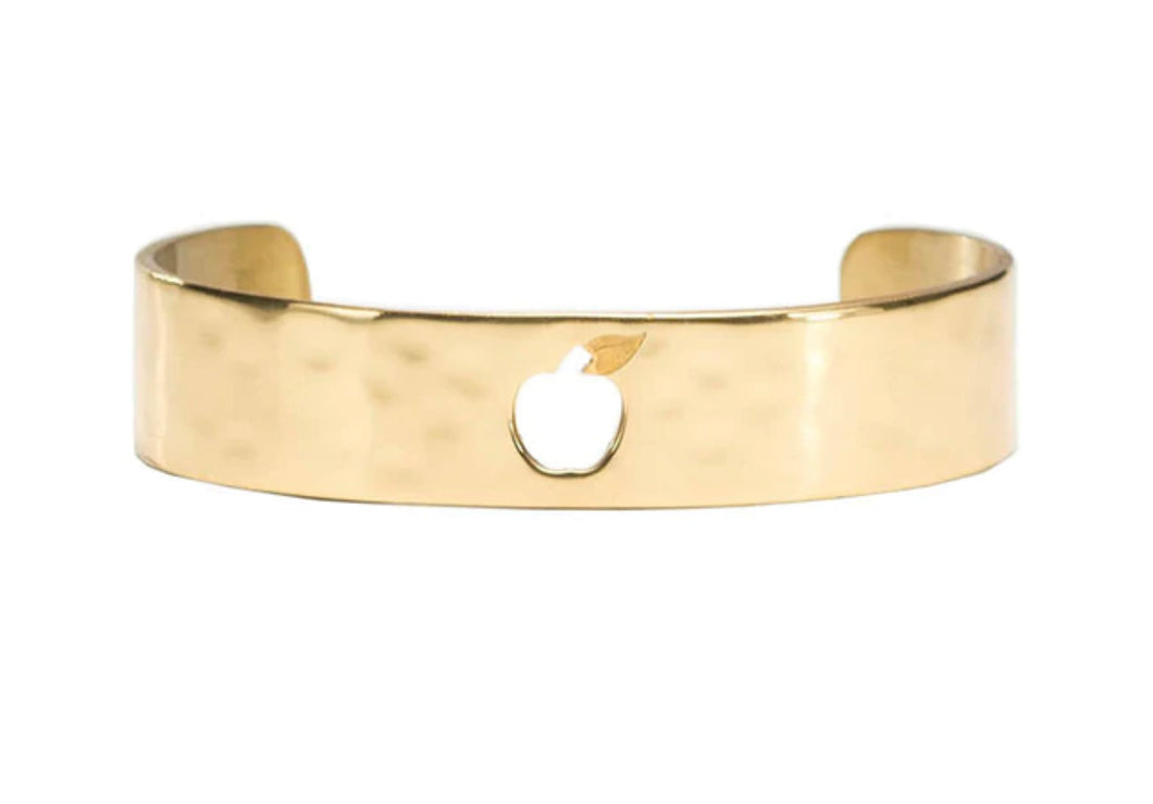 Apple of My Eye - Gold - Rustic Cuff