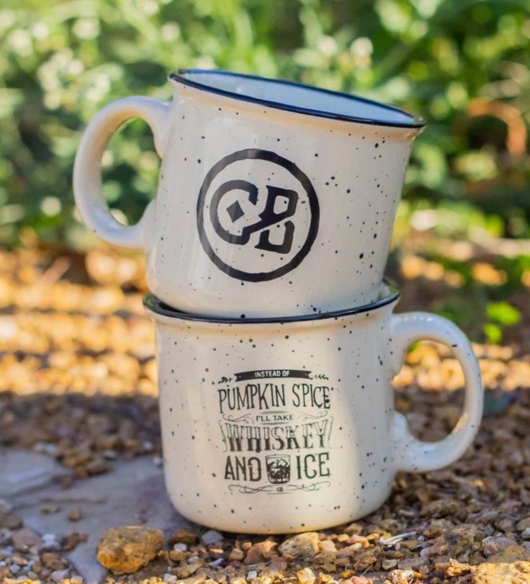 Whisky on Ice Camp Mug - Sand- Cheekys