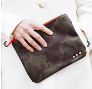 Gia Camo Clutch