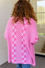 Load image into Gallery viewer, Keep On Driving Checkered Cardigan