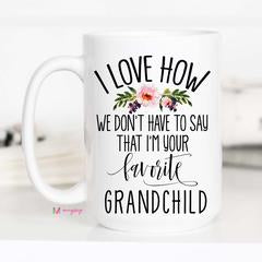 Favorite Grandchild - Ceramic Mug