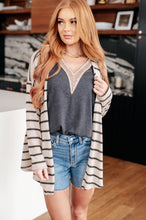 Load image into Gallery viewer, Weekend Adventure Striped Longline Cardigan