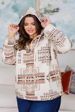 Load image into Gallery viewer, Just Going For It Aztec Hoodie - Sew In Love
