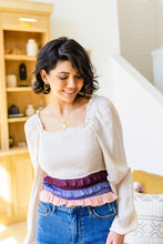 Load image into Gallery viewer, Shirley Smocked Ruffle Blouse