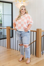 Load image into Gallery viewer, Start Me Up Checkered Sweater