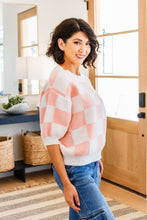 Load image into Gallery viewer, Start Me Up Checkered Sweater