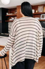 Load image into Gallery viewer, Weekend Adventure Striped Longline Cardigan