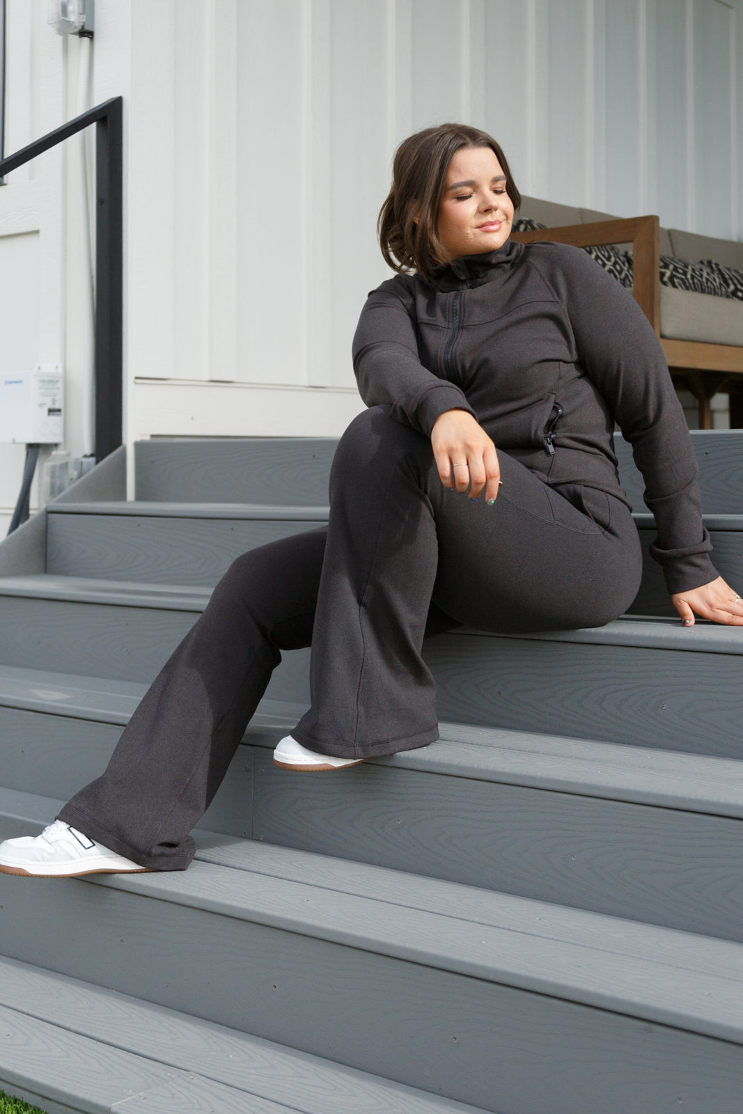 Load image into Gallery viewer, Where are You Flared Leggings in Black - Rae Mode