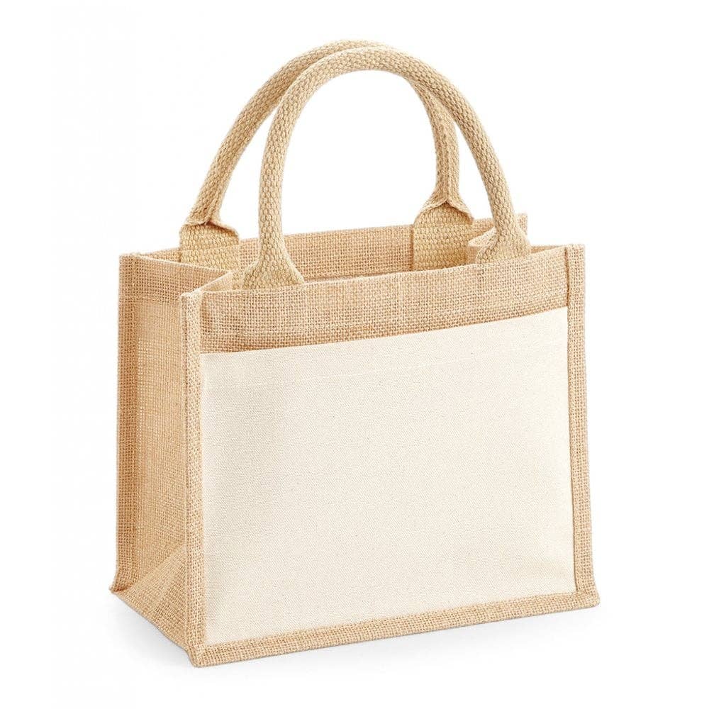 Blanks of Happiness - Jute Bag with Polyester Pocket