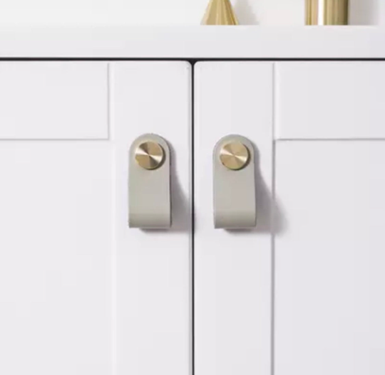 Delmar Decor - Faux leather Loop Knobs