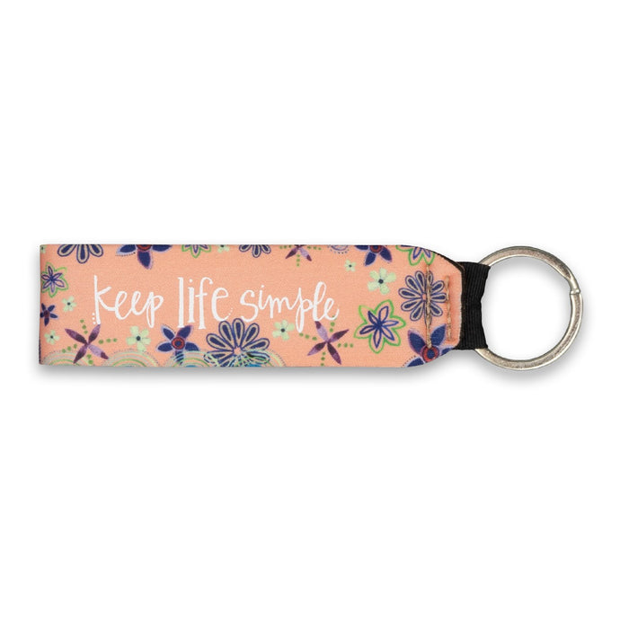 Keep Life Simple Keychain