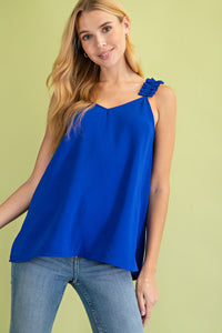 Meghan Ruffle Tank - Two Color Options